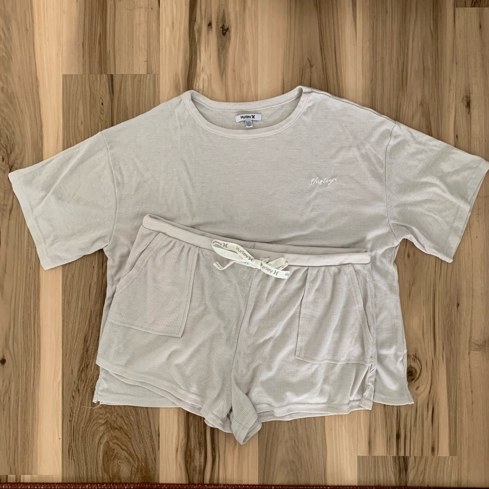 Hurley Ribbed Pajama Set